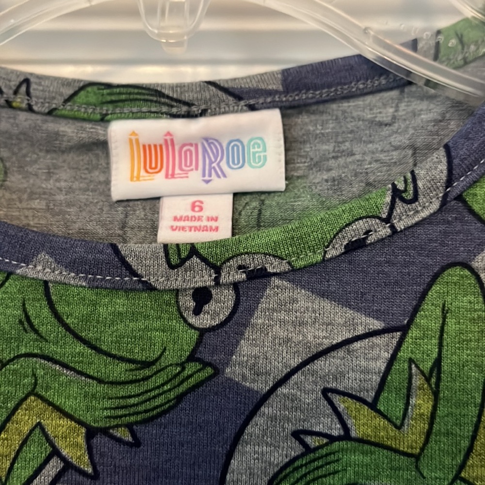 Disney LuLaRoe Mae Dress Size 6 NWT Kermit - Picture 4 of 4